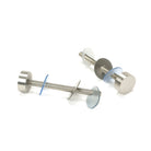 Satin Marine SS (316) 1.8m Offset T Bar Handle Bolt Fix 32mm Ø | From The Anvil-Pull Handles-Yester Home