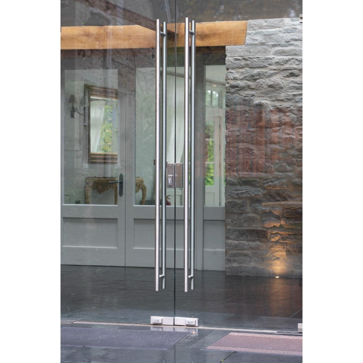 Satin Marine SS (316) 1.8m T Bar Handle B2B Fix 32mm Ø | From The Anvil-Pull Handles-Yester Home