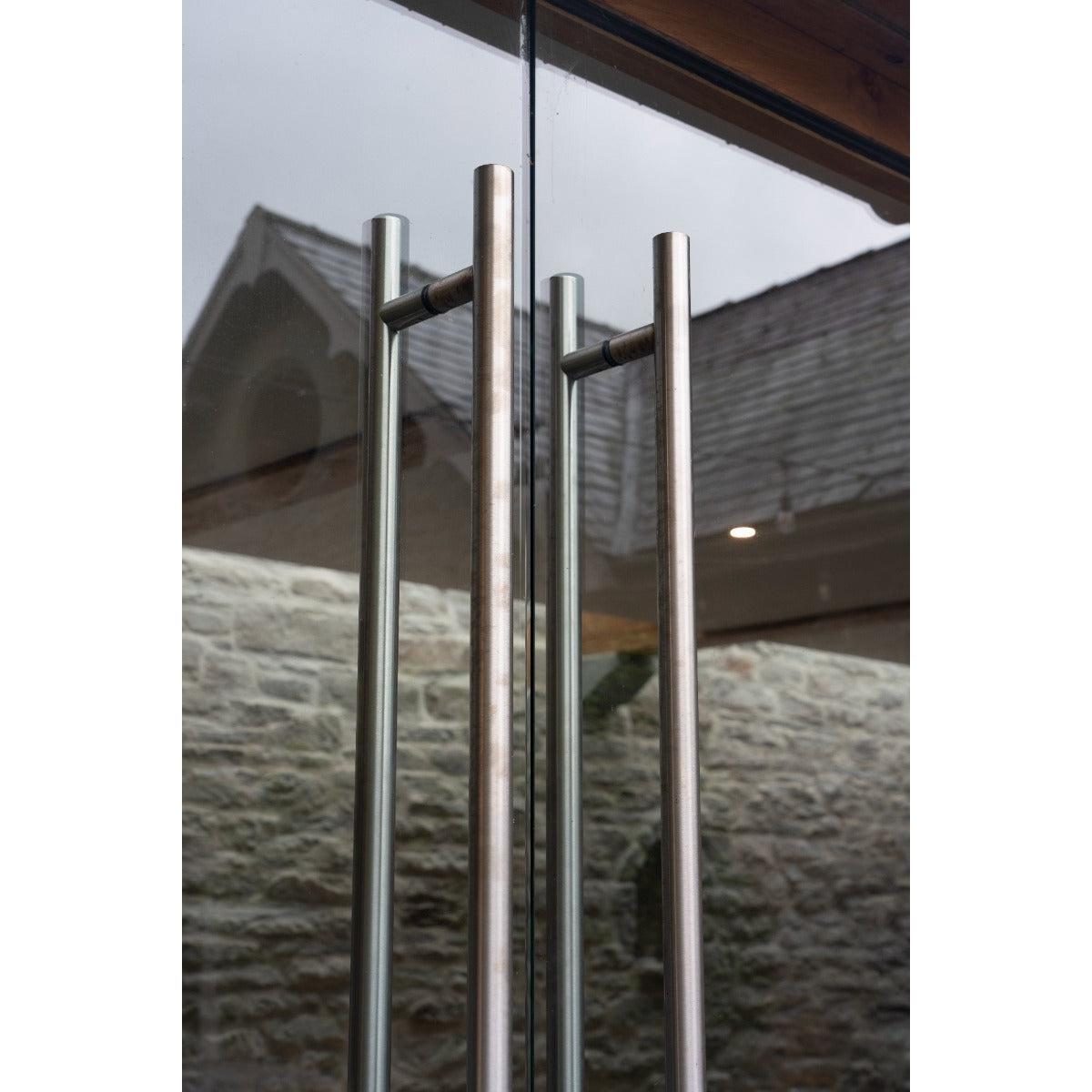 Satin Marine SS (316) 1.8m T Bar Handle B2B Fix 32mm Ø | From The Anvil-Pull Handles-Yester Home