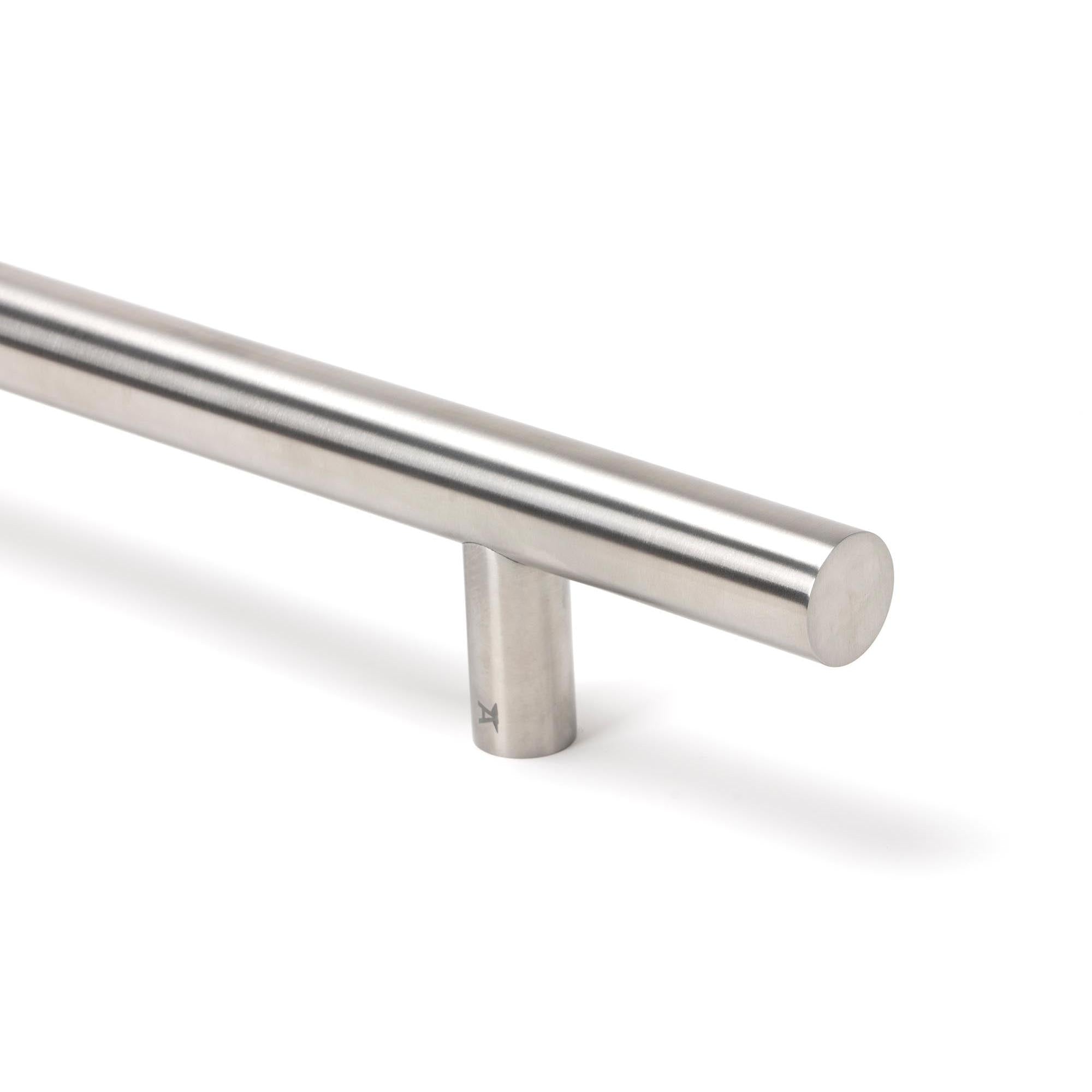 Satin Marine SS (316) 1.8m T Bar Handle Bolt Fix 32mm Ø | From The Anvil - Door Pull Handles - From The Anvil - Yester Home