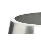 Satin Marine SS (316) 28cm Hepworth Pot (Drainage holes) | From The Anvil-Plant Pots-Yester Home