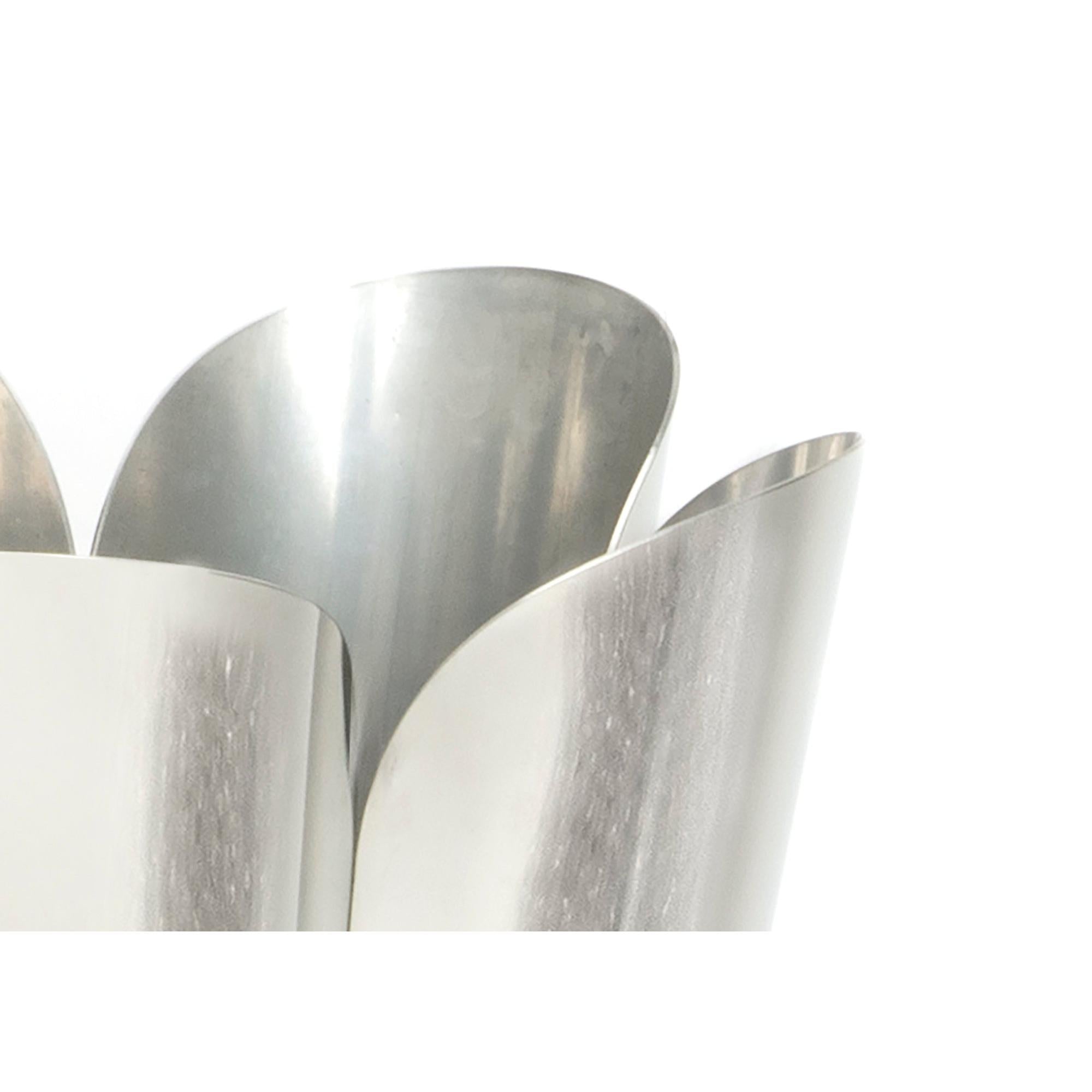 Satin Marine SS (316) 28cm Hepworth Pot (Drainage holes) | From The Anvil - Plant Pots - From The Anvil - Yester Home