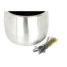 Satin Marine SS (316) 28cm Hepworth Pot | From The Anvil - Plant Pots - From The Anvil - Yester Home