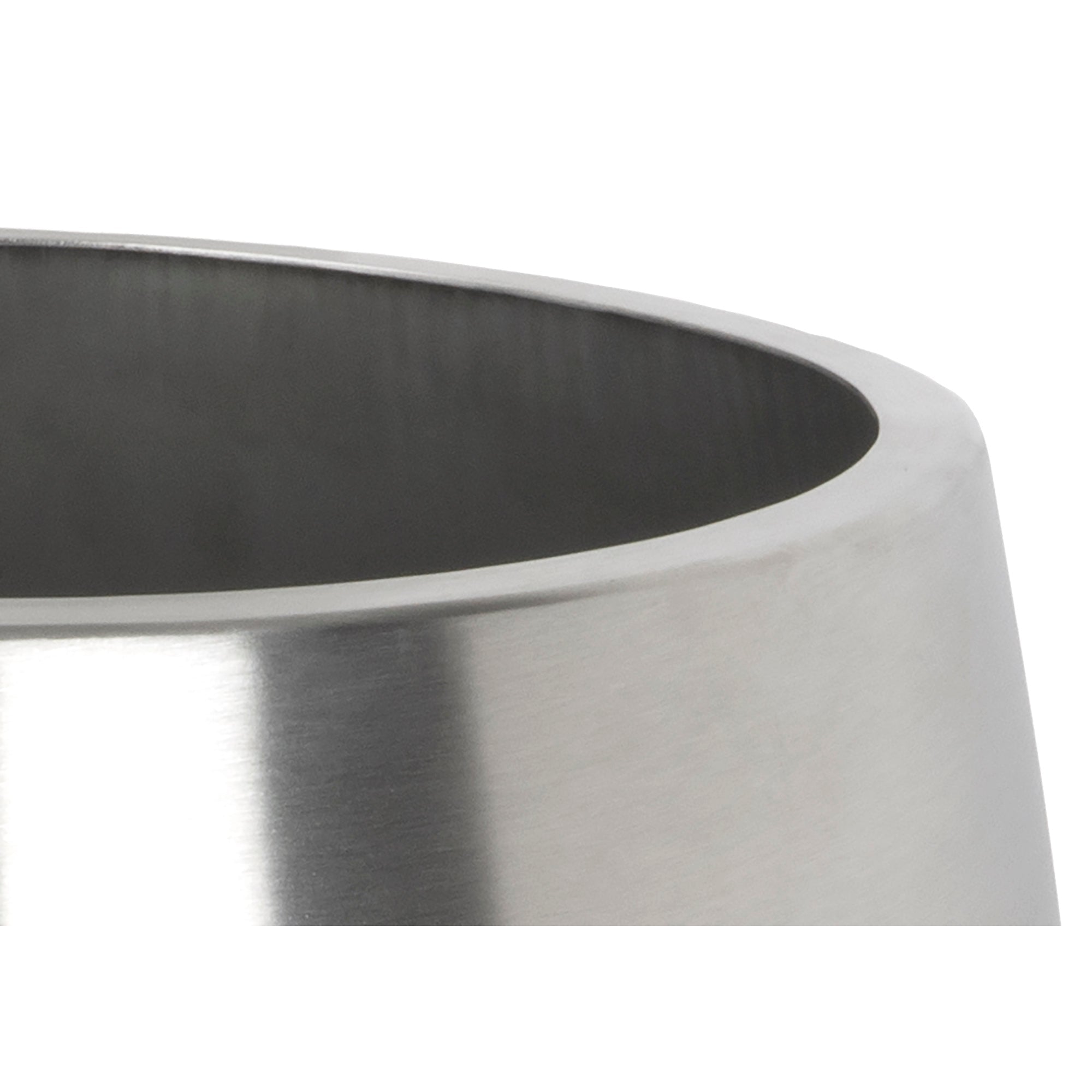 Satin Marine SS (316) 28cm Hepworth Pot | From The Anvil-Plant Pots-Yester Home