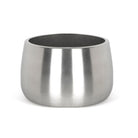 Satin Marine SS (316) 28cm Hepworth Pot | From The Anvil-Plant Pots-Yester Home