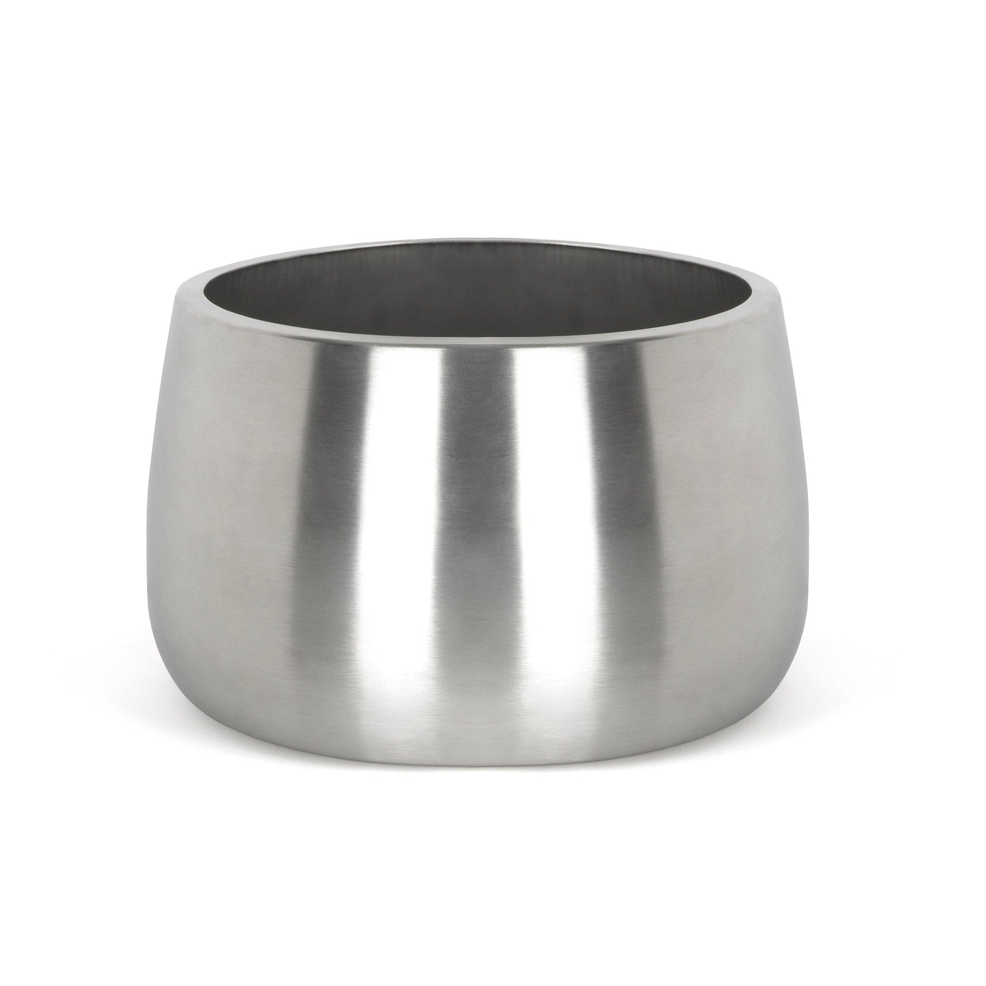 Satin Marine SS (316) 28cm Hepworth Pot | From The Anvil-Plant Pots-Yester Home