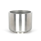 Satin Marine SS (316) 28cm Newlyn Pot (Drainage holes) | From The Anvil-Plant Pots-Yester Home