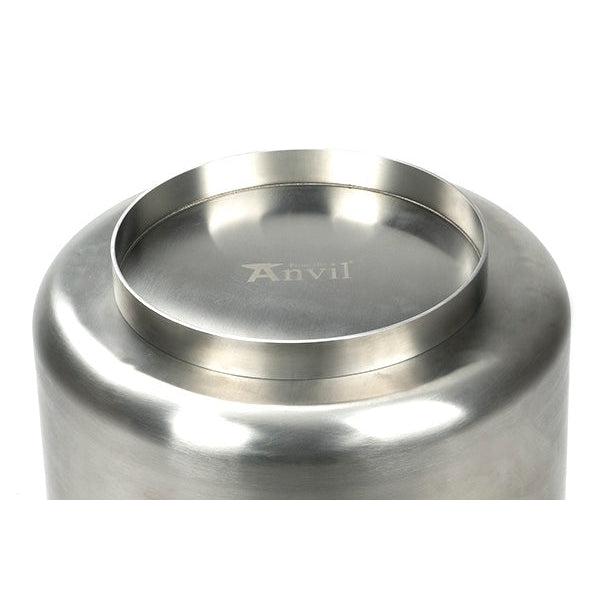 Satin Marine SS (316) 28cm Newlyn Pot | From The Anvil-Plant Pots-Yester Home