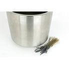 Satin Marine SS (316) 28cm Newlyn Pot | From The Anvil-Plant Pots-Yester Home