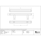 Satin Marine SS (316) 30cm Flora Pot (Drainage holes) | From The Anvil - Plant Pots - From The Anvil - Yester Home