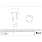 Satin Marine SS (316) 40cm Flora Pot | From The Anvil - Plant Pots - From The Anvil - Yester Home