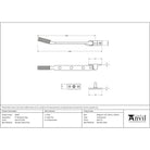 Satin Marine SS (316) 8" Brompton Stay | From The Anvil-Stays-Yester Home