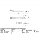 Satin Marine SS (316) 8" Reeded Stay - Stays - From The Anvil - Yester Home