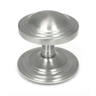 Satin Marine SS (316) Art Deco Centre Door Knob | From The Anvil - Centre Door Knobs - From The Anvil - Yester Home