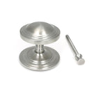 Satin Marine SS (316) Art Deco Centre Door Knob | From The Anvil - Centre Door Knobs - From The Anvil - Yester Home