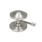 Satin Marine SS (316) Art Deco Centre Door Knob | From The Anvil - Centre Door Knobs - From The Anvil - Yester Home