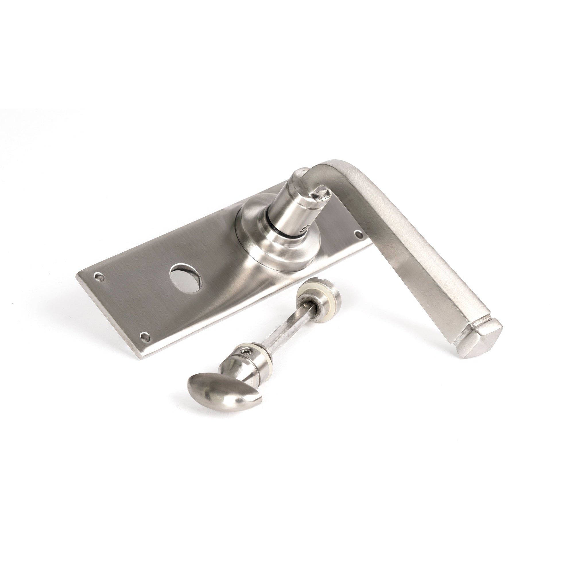 Satin Marine SS (316) Avon Lever Bathroom Set | From The Anvil-Lever Bathroom-Yester Home