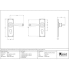 Satin Marine SS (316) Avon Lever Euro Lock Set | From The Anvil - Lever Euro - From The Anvil - Yester Home