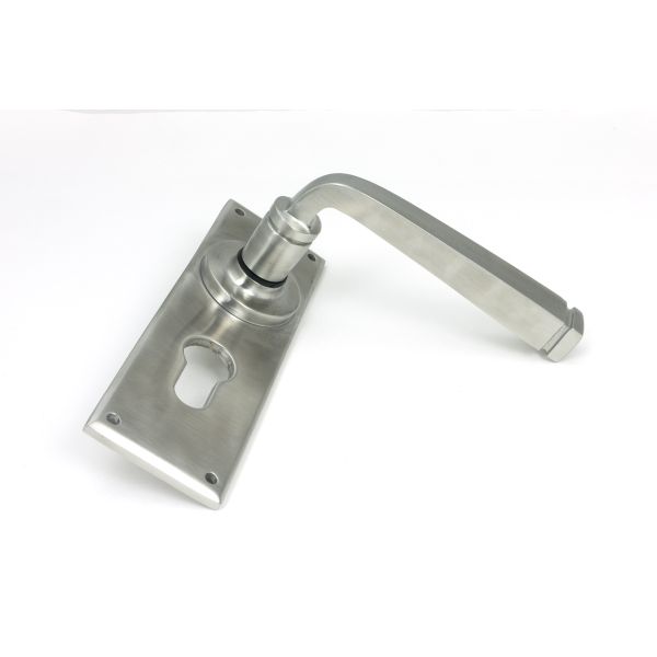 Satin Marine SS (316) Avon Lever Euro Lock Set | From The Anvil-Lever Euro-Yester Home