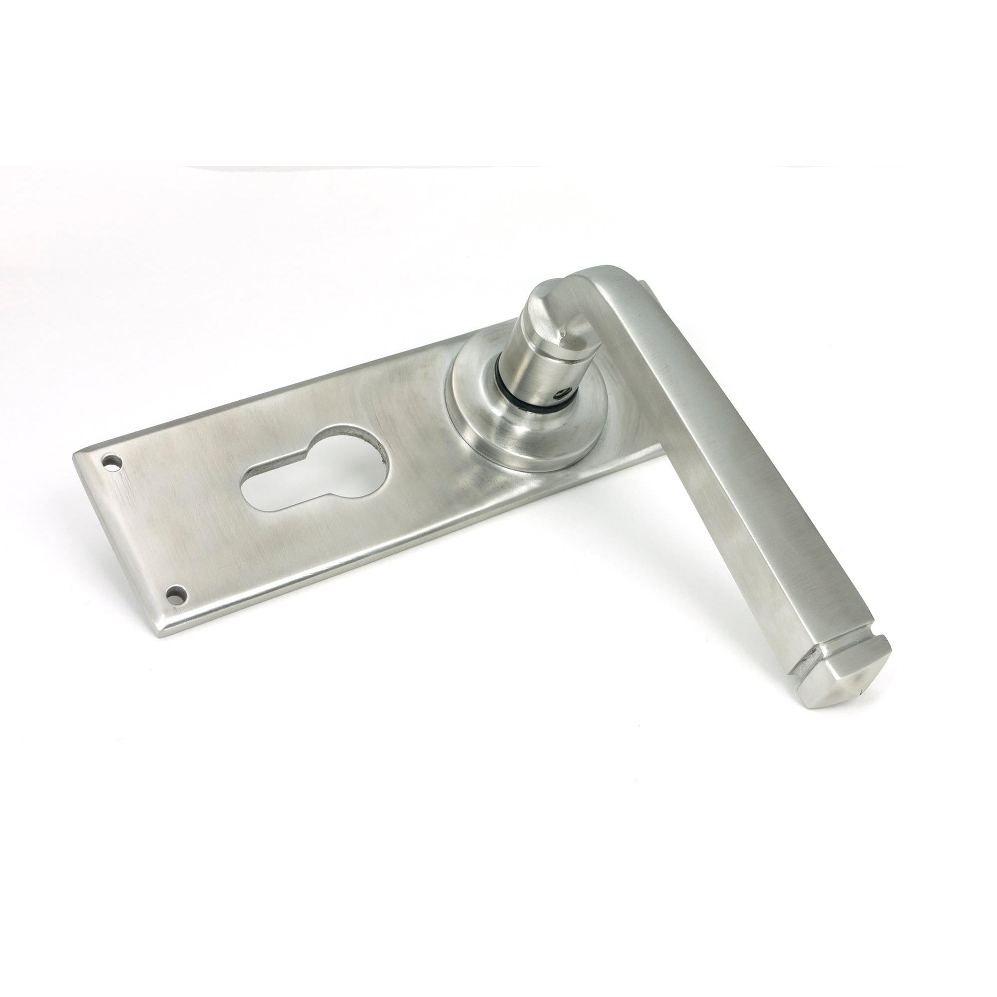 Satin Marine SS (316) Avon Lever Euro Lock Set | From The Anvil - Lever Euro - From The Anvil - Yester Home