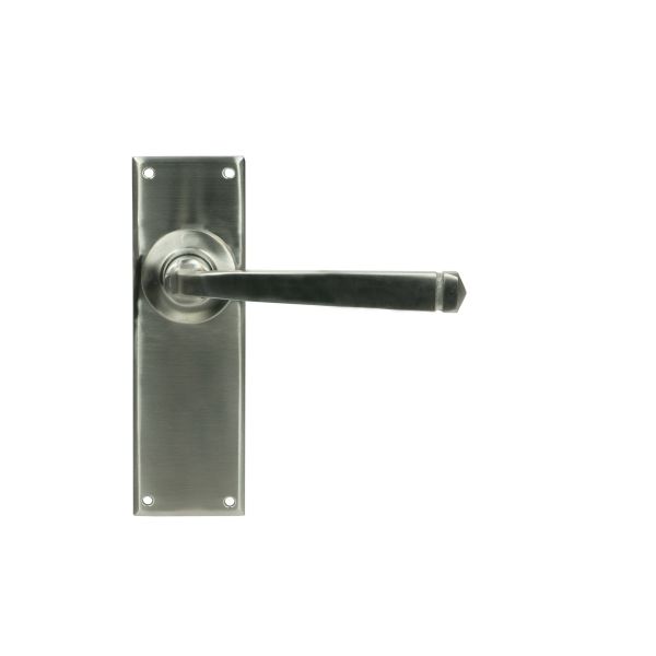 Satin Marine SS (316) Avon Lever Latch Set | From The Anvil-Lever Latch-Yester Home