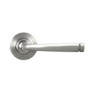 Satin Marine SS (316) Avon Round Lever on Rose Set (Beehive) - Unsprung | From The Anvil-Concealed-Yester Home