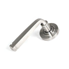 Satin Marine SS (316) Avon Round Lever on Rose Set (Beehive) - Unsprung | From The Anvil-Concealed-Yester Home