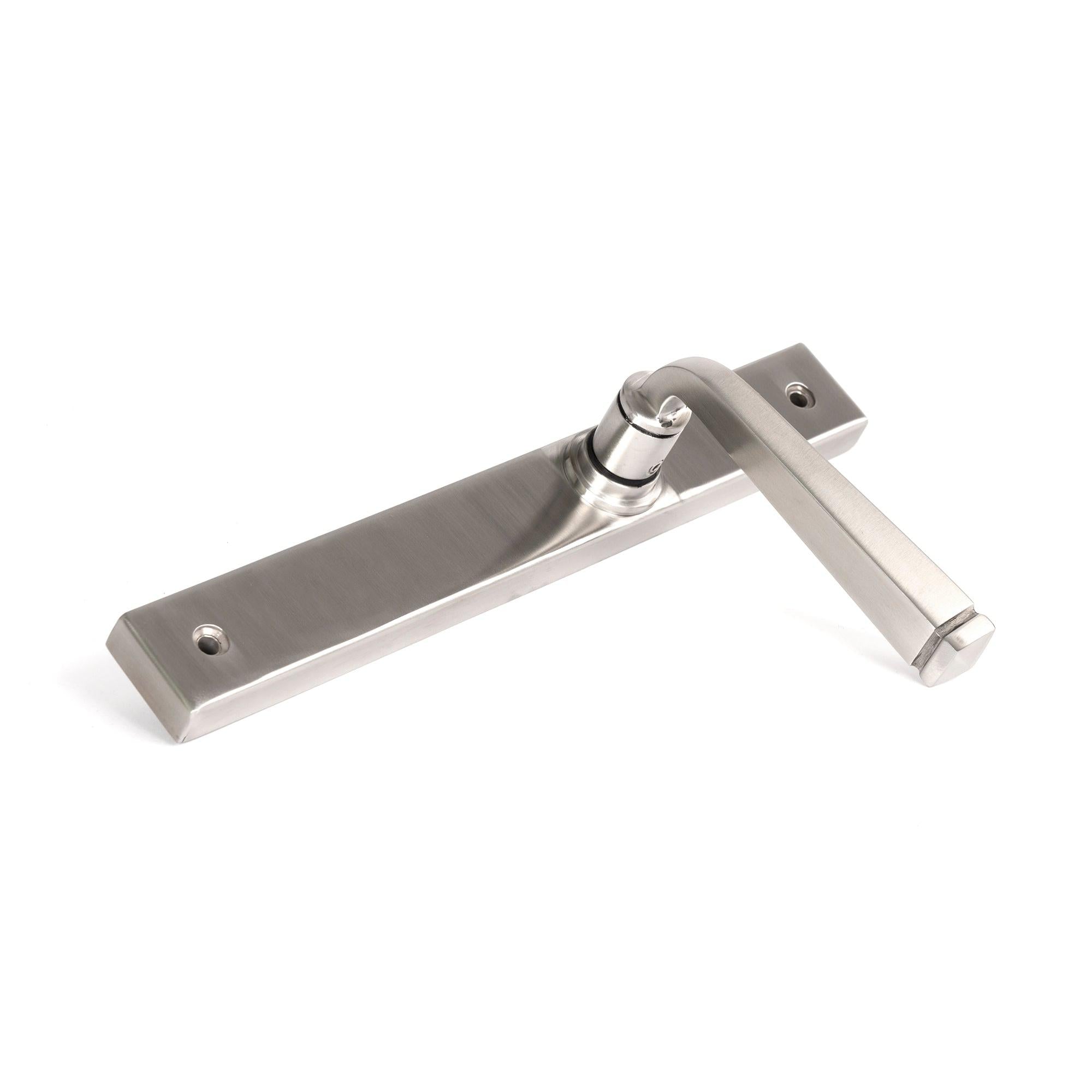 Satin Marine SS (316) Avon Slimline Lever Espag. Latch Set | From The Anvil - Espagnolette - From The Anvil - Yester Home