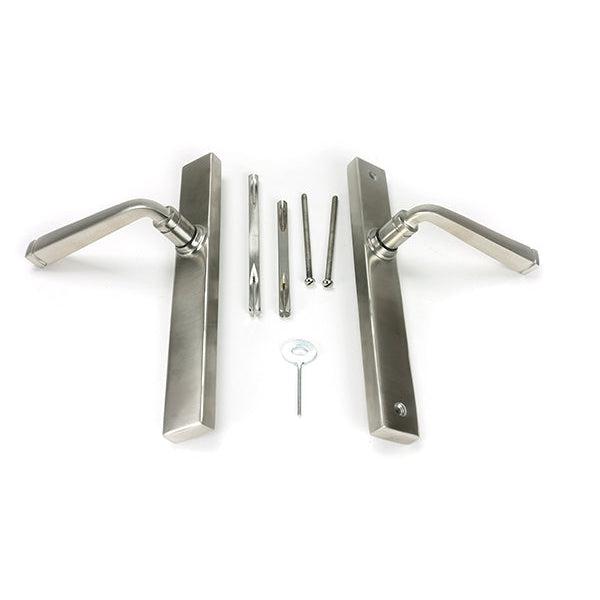 Satin Marine SS (316) Avon Slimline Lever Espag. Latch Set | From The Anvil-Espagnolette-Yester Home