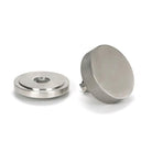 Satin Marine SS (316) Brompton Centre Door Knob (Art Deco) | From The Anvil-Centre Door Knobs-Yester Home