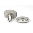 Satin Marine SS (316) Brompton Centre Door Knob (Art Deco) | From The Anvil-Centre Door Knobs-Yester Home