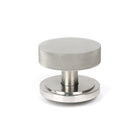 Satin Marine SS (316) Brompton Centre Door Knob (Art Deco) | From The Anvil-Centre Door Knobs-Yester Home