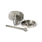 Satin Marine SS (316) Brompton Centre Door Knob (Beehive) | From The Anvil-Centre Door Knobs-Yester Home