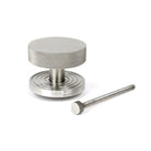 Satin Marine SS (316) Brompton Centre Door Knob (Beehive) | From The Anvil - Centre Door Knobs - From The Anvil - Yester Home