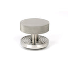 Satin Marine SS (316) Brompton Centre Door Knob (Beehive) | From The Anvil-Centre Door Knobs-Yester Home
