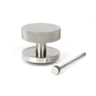 Satin Marine SS (316) Brompton Centre Door Knob (Plain) | From The Anvil-Centre Door Knobs-Yester Home