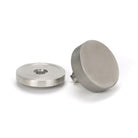 Satin Marine SS (316) Brompton Centre Door Knob (Plain) | From The Anvil - Centre Door Knobs - From The Anvil - Yester Home
