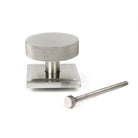 Satin Marine SS (316) Brompton Centre Door Knob (Square) | From The Anvil-Centre Door Knobs-Yester Home