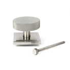 Satin Marine SS (316) Brompton Centre Door Knob (Square) | From The Anvil - Centre Door Knobs - From The Anvil - Yester Home