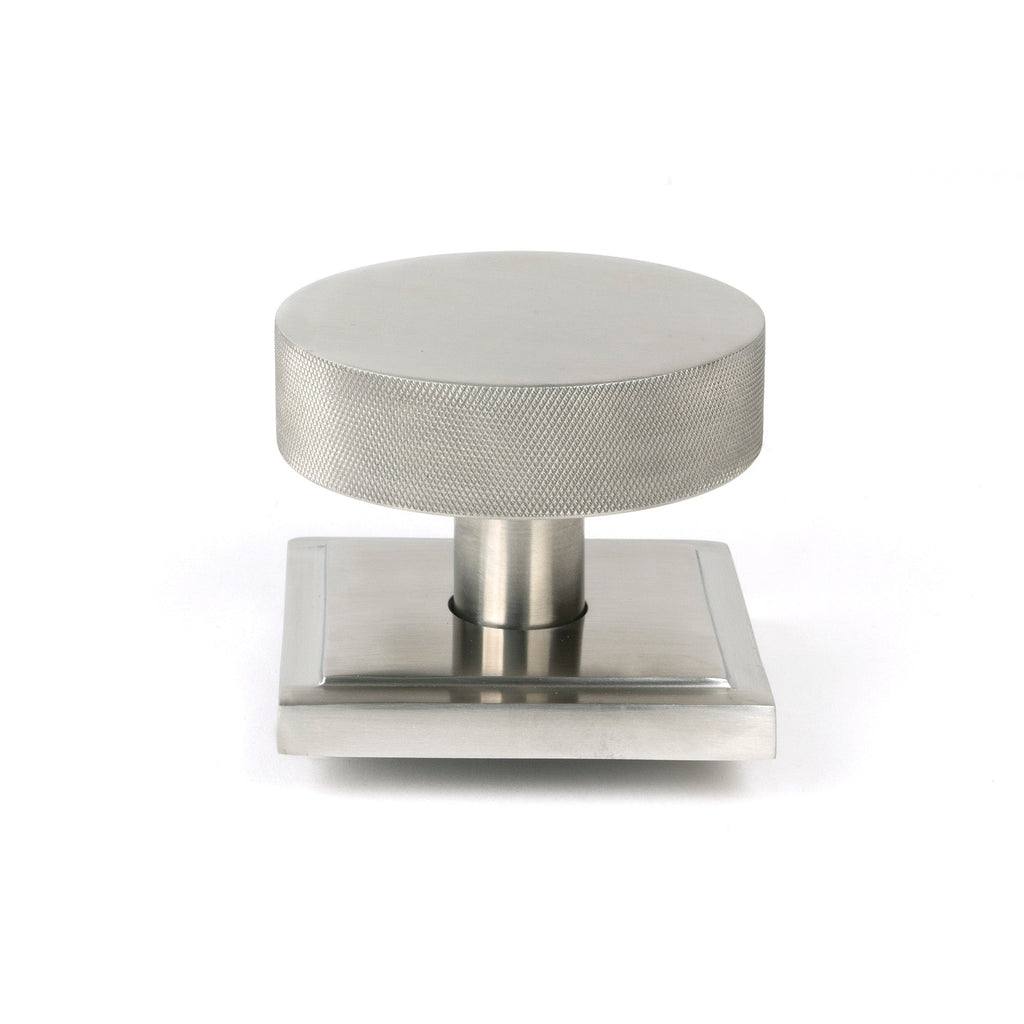 Satin Marine SS (316) Brompton Centre Door Knob (Square) | From The Anvil-Centre Door Knobs-Yester Home