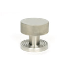 Satin Marine SS (316) Brompton Mortice/Rim Knob Set (Beehive) | From The Anvil-Mortice Knobs-Yester Home