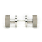 Satin Marine SS (316) Brompton Mortice/Rim Knob Set (Beehive) | From The Anvil-Mortice Knobs-Yester Home