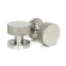 Satin Marine SS (316) Brompton Mortice/Rim Knob Set (Beehive) | From The Anvil - Mortice Knobs - From The Anvil - Yester Home