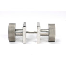 Satin Marine SS (316) Brompton Mortice/Rim Knob Set (Square) | From The Anvil - Mortice Knobs - From The Anvil - Yester Home