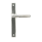 Satin Marine SS (316) Brompton Slimline Lever Espag. Latch Set | From The Anvil - Espagnolette - From The Anvil - Yester Home