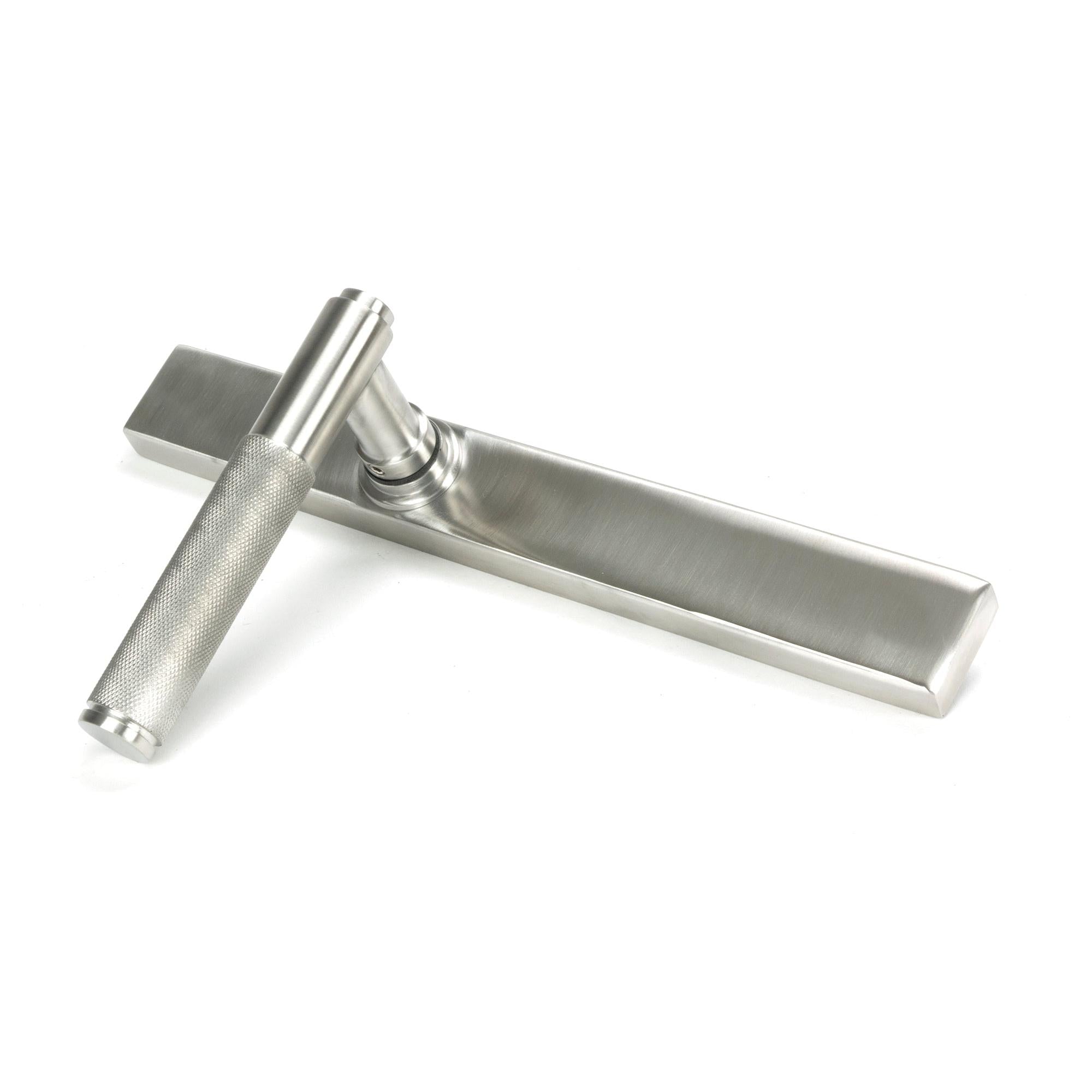 Satin Marine SS (316) Brompton Slimline Lever Espag. Latch Set | From The Anvil - Espagnolette - From The Anvil - Yester Home