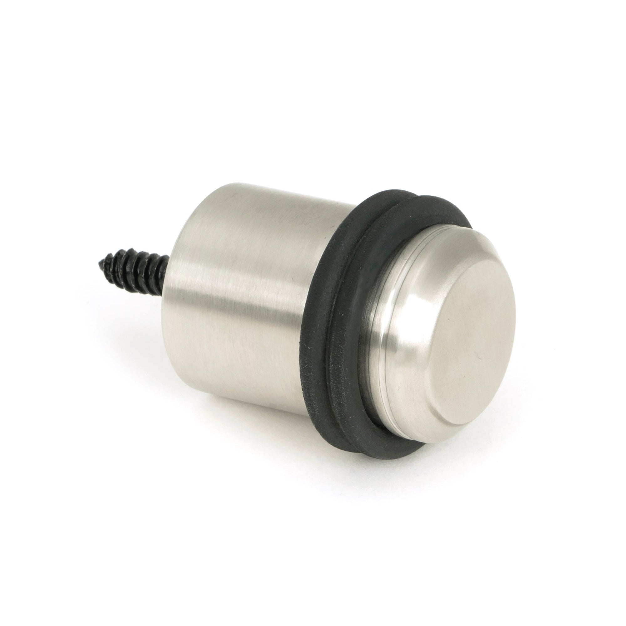 Satin Marine SS (316) Floor Mounted Door Stop | From The Anvil-Door Stops-Yester Home