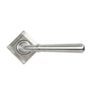 Satin Marine SS (316) Newbury Lever on Rose Set (Square) | From The Anvil-Concealed-Yester Home