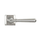 Satin Marine SS (316) Newbury Lever on Rose Set (Square) | From The Anvil - Concealed - From The Anvil - Yester Home