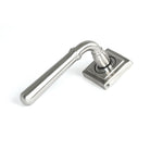 Satin Marine SS (316) Newbury Lever on Rose Set (Square) | From The Anvil-Concealed-Yester Home
